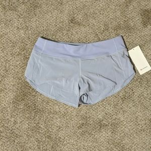 NWT Lavender Lululemon Speed Up Short
